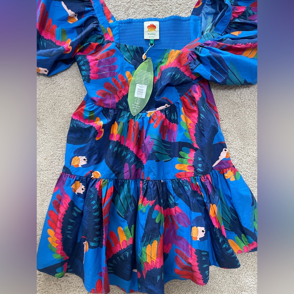Farm Rio never worn beautiful dress- size medium